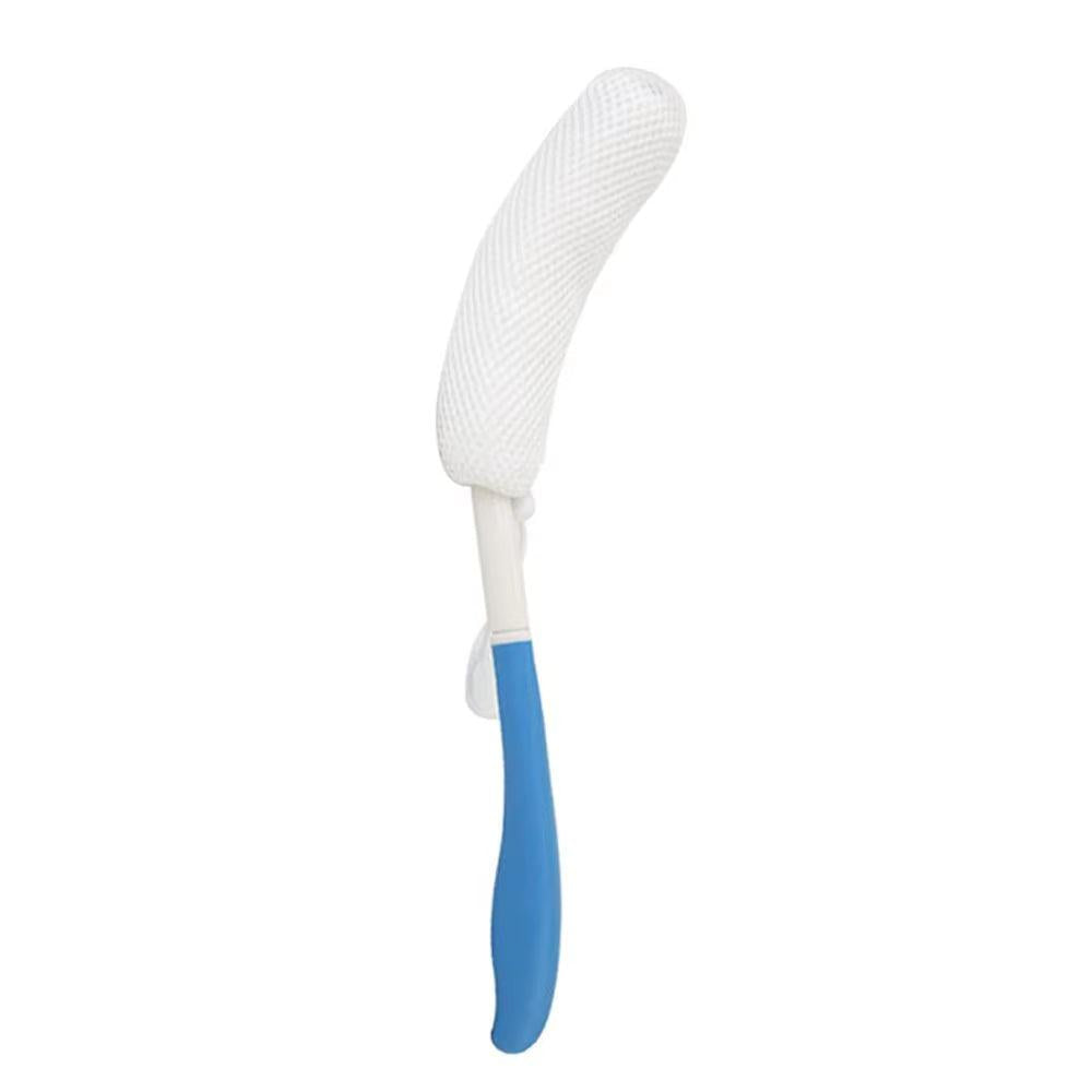 Long-handle curved shower back brush studio hero