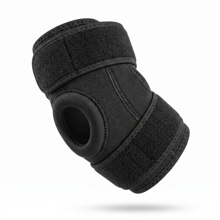 Black adjustable elbow compression brace product photo