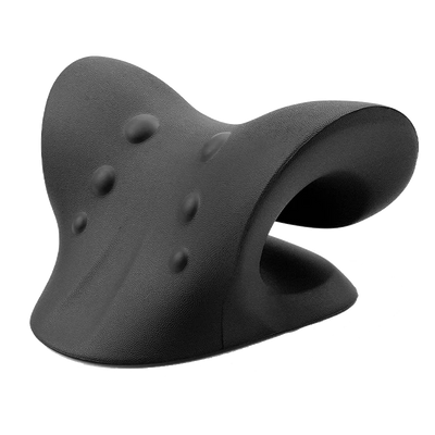 Black curved neck stretcher with contoured pressure points
