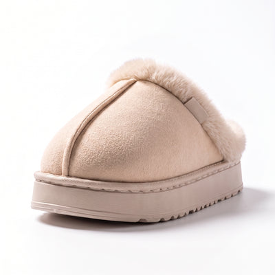 Front angle showing thick platform sole edge