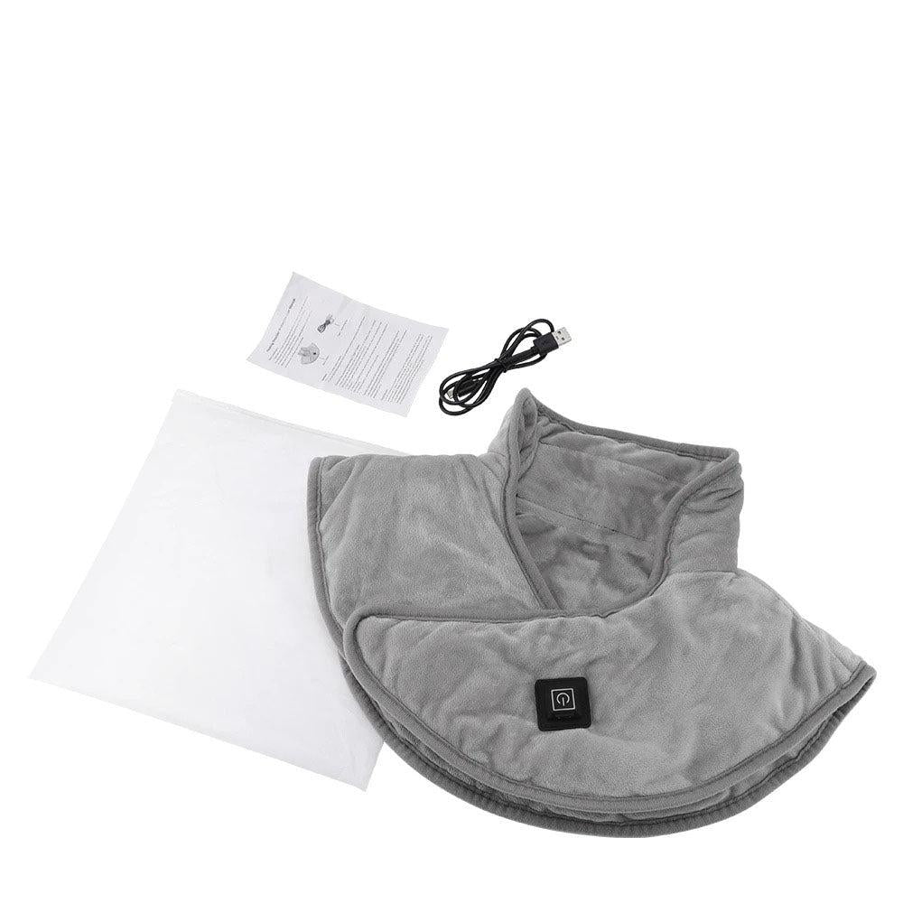 Neck warmer with USB cable, manual and storage pouch