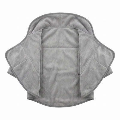 Interior lining of the heated neck wrap laid flat