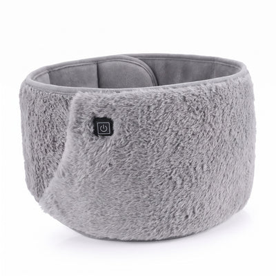 Heather-grey USB heated waist belt on white background