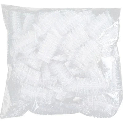 Bag of 100 disposable ear covers for bath and shower